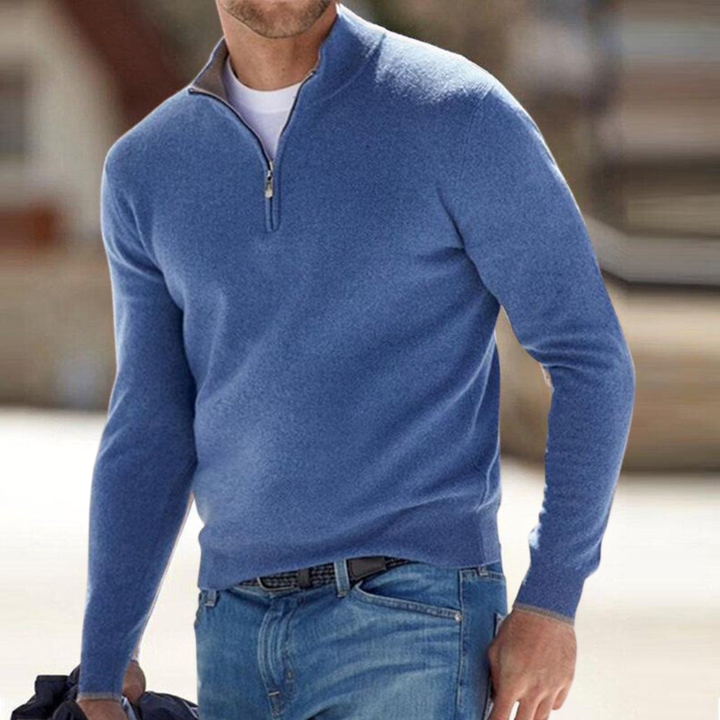 Miquel | Premium trui met ritshals