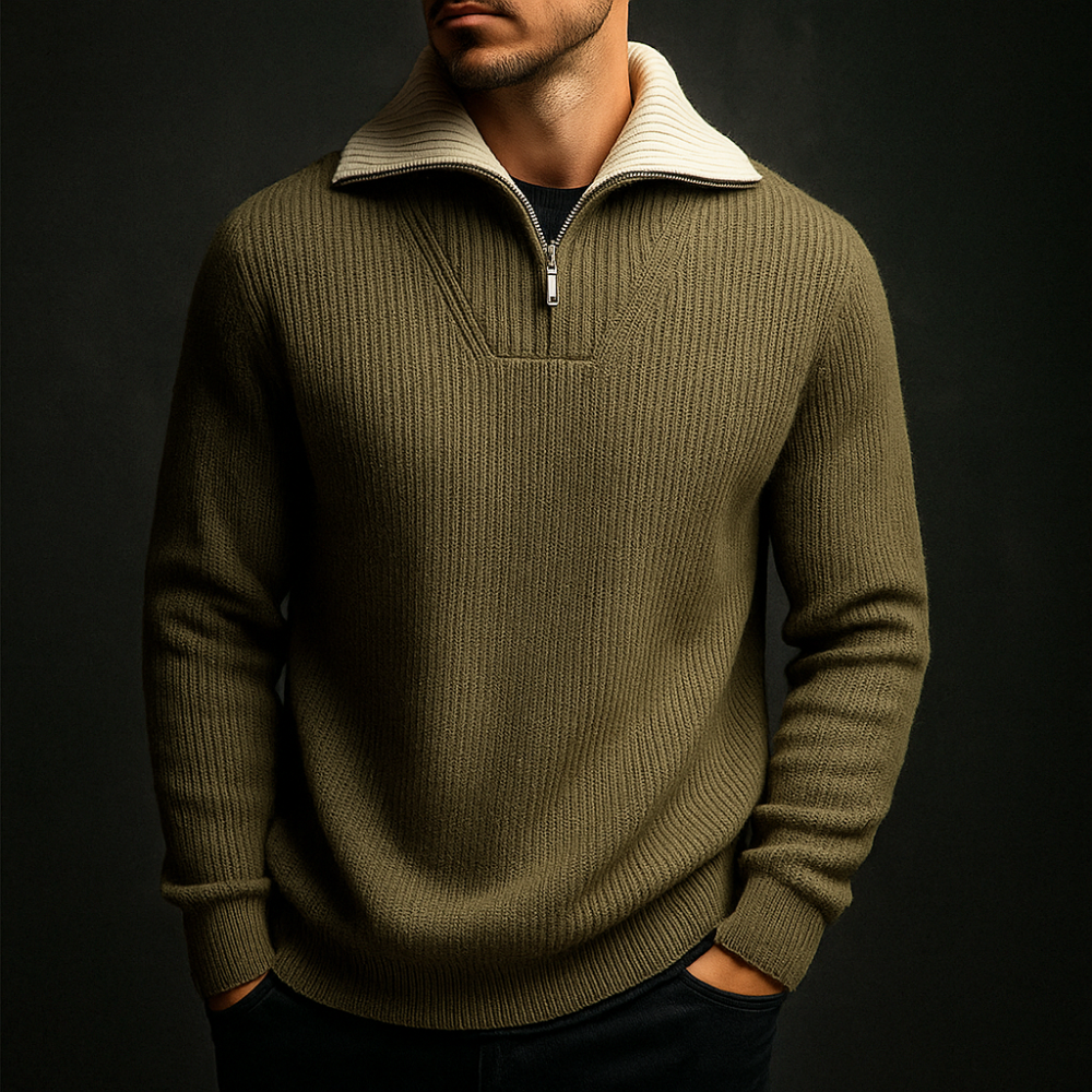 Vermont | Wool Quarter Zip