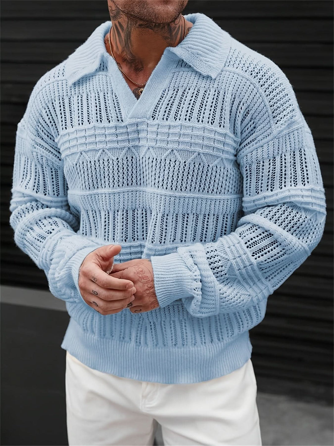 Wesley | Trui met lange mouwen en uitsparingen