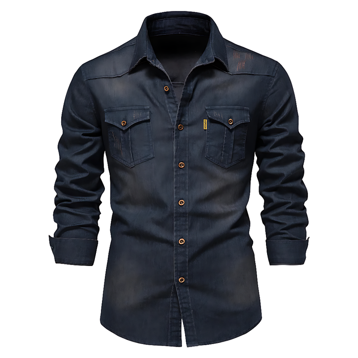 Eloy | Katoen Denim Overhemd